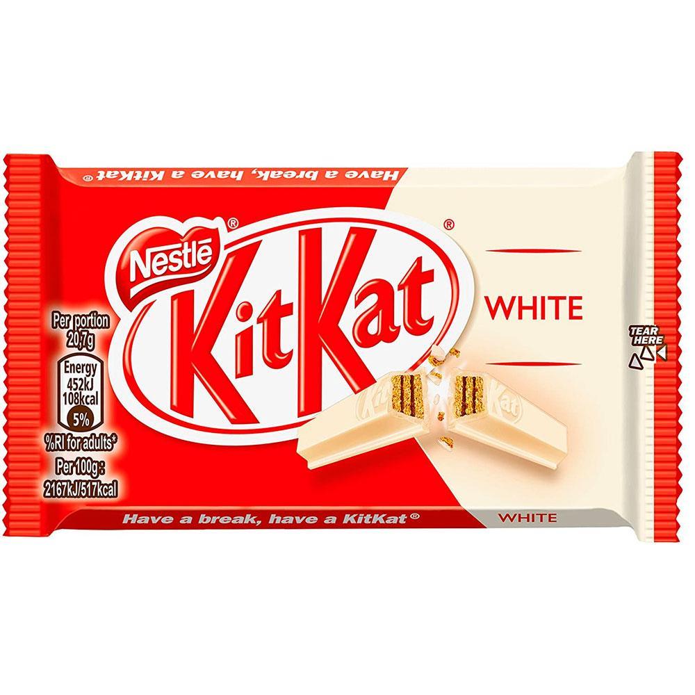 Шоколадный батончик Kit Kat 4 finger White 41.5 гр.