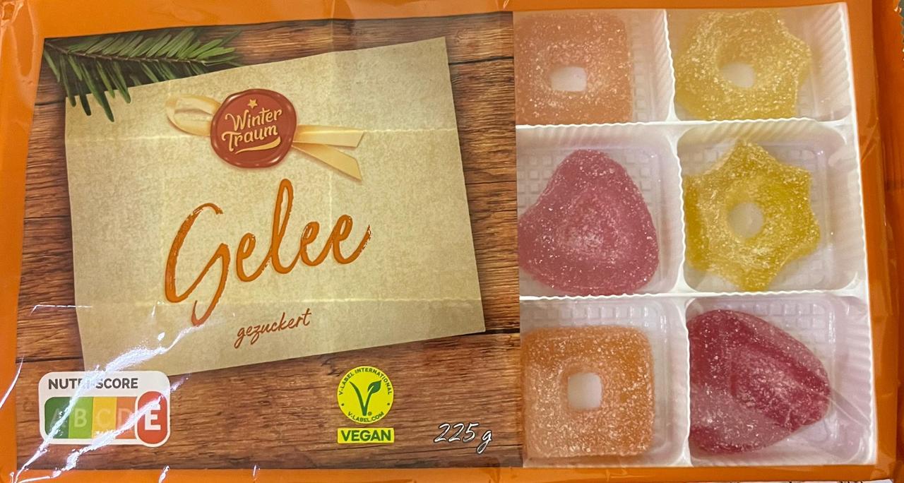 Фруктовое желе Gelee gezuckert VEGAN 225 гр