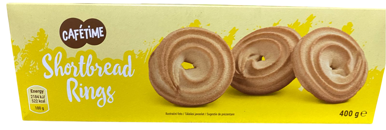 Печенье Shortbread Rings 400 гр / Cafetime