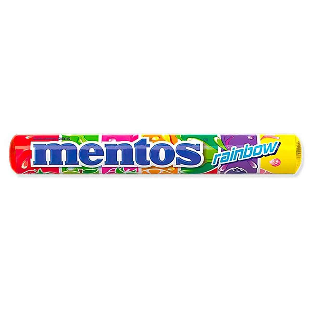 Жев.конфеты Mentos Roll Peach Rainbow 29 гр (14 шт в упак)