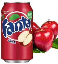 Fanta Apple Красное Яблоко 355ml США (12шт-упак)