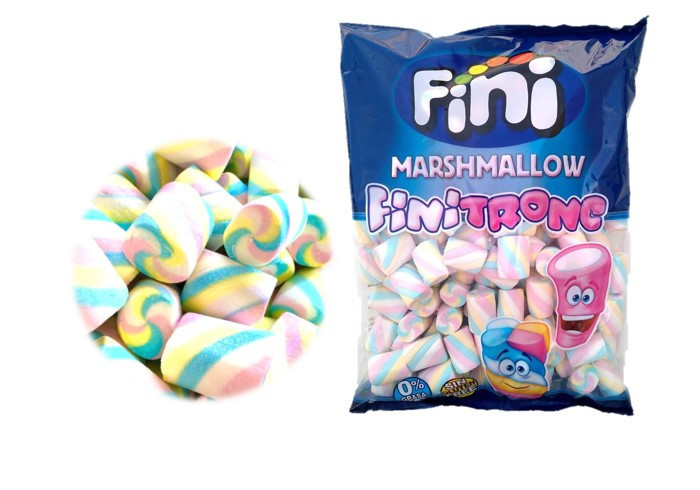 Суфле / Маршмелоу «Спиралька разноцветная бочка» 125шт 0,86кг  /FINI Испания/