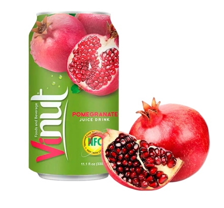 Напиток Vinut Pomegranate Juice Гранат 330ml (24шт-упак) / Вьетнам