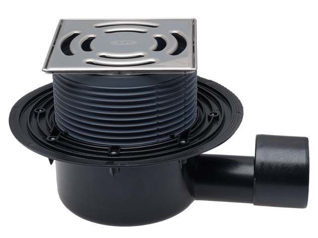 HL5100Pr — горизонтальный трап для внутренних помещений DN50 с сухим затвором Primus (Hutterer & Lechner, Австрия), фото 1