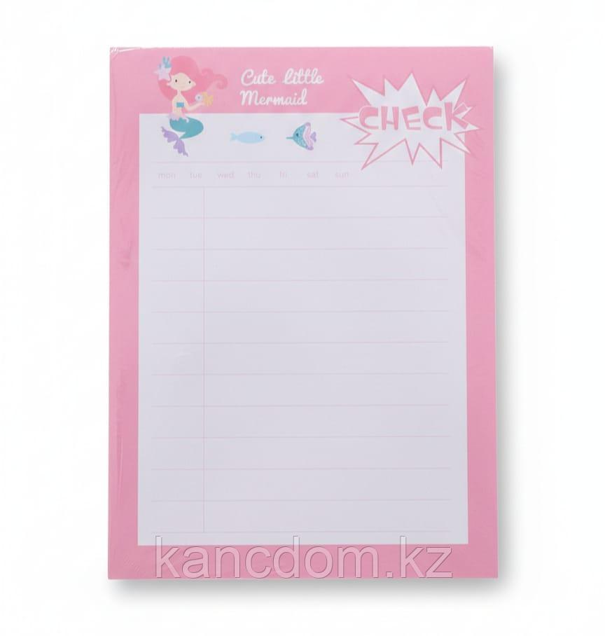 Планер А4 80л "Cute little Mermaid" с цветными листами