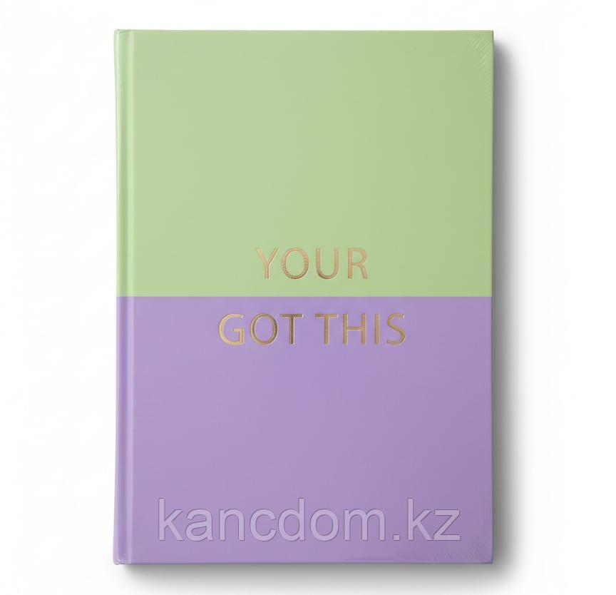 Блокнот А5 96л в линию "Your got this"