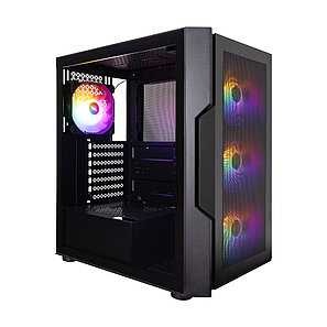 Компьютерный корпус 1STPLAYER T7-P BLACK без Б/П 2-034176 T7-P-BK-4F7, фото 1