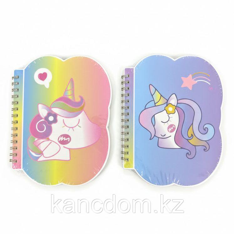 Блокнот В6 60л на спирали, в линию "Starlight Pony" MIKIREI