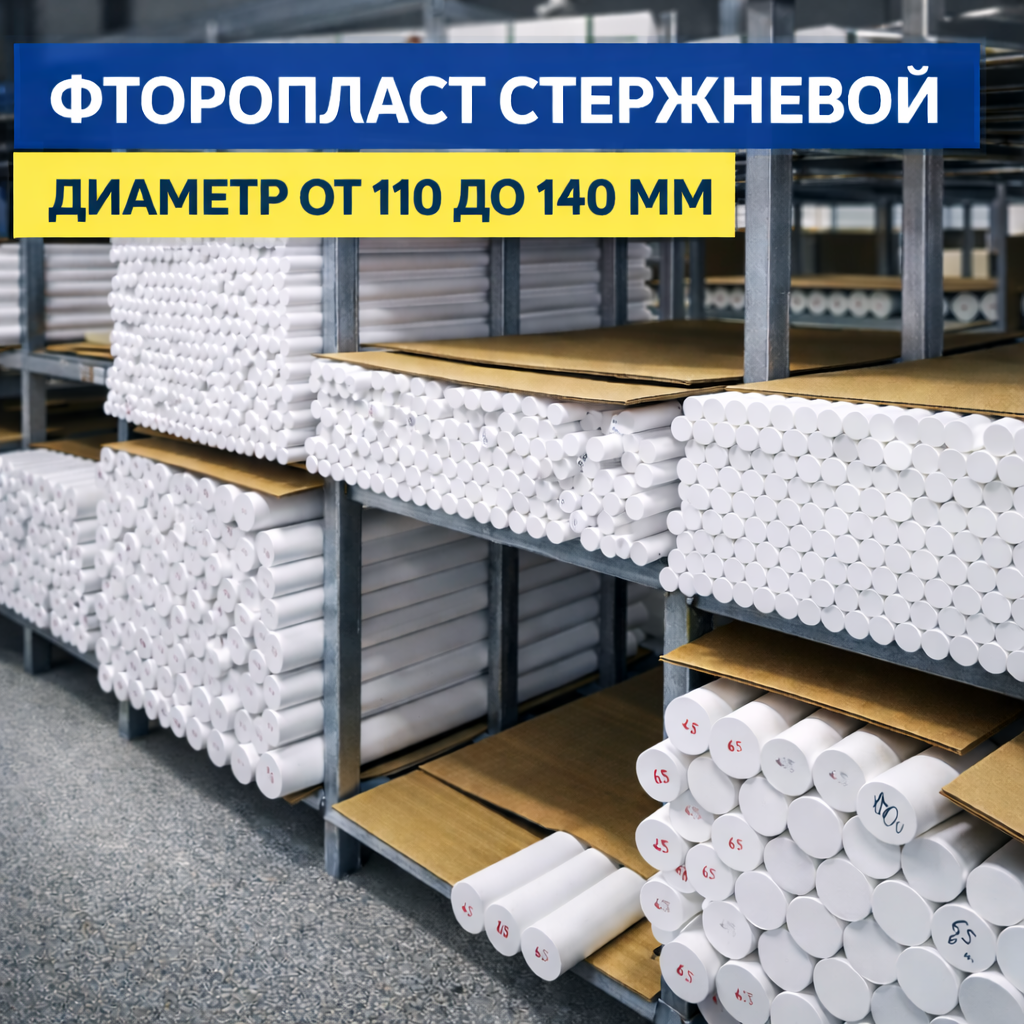 Фторопласт стержень, фото 1