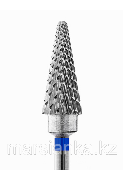 Бор твердосплавный синий для левши (конус) арт.13160L, Кристалл Казань, фото 1