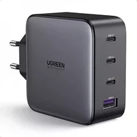 UGREEN 40747 Зарядное устройство беспроводное CD226 USB-A+3*USB-C 100W GaN Tech Fast Charger