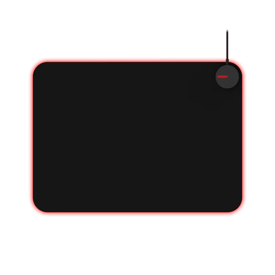 Игровой коврик для компьютерной мыши AOC 357х256х13мм USB 2.0 Черный AMM700DR0R