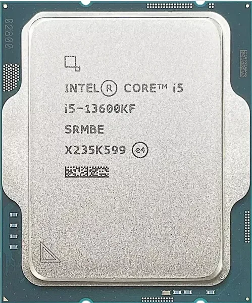 CPU Intel Core i5-13600KF 2.6/3.5GHz (3.9/5.1GHz) 14/20 Raptor Lake 125-181W LGA1700 OEM