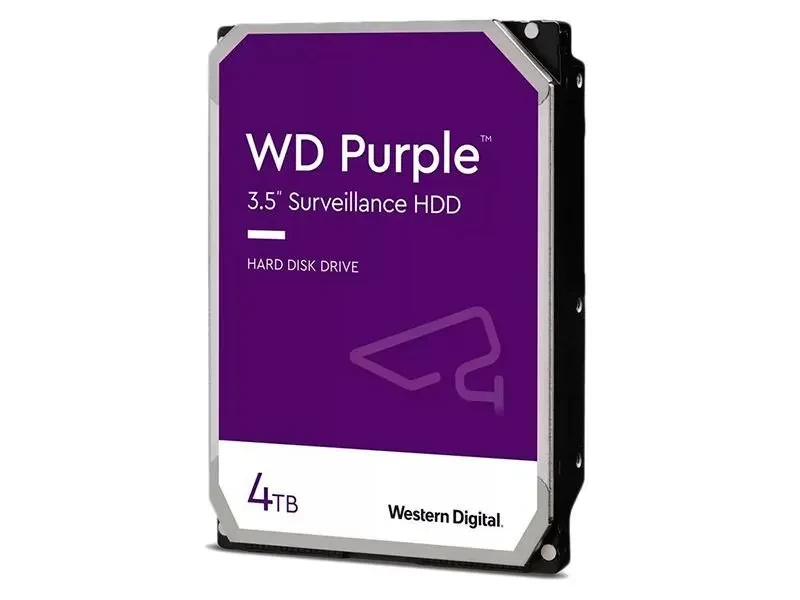 Жёсткий диск HDD 4 Tb SATA 6Gb/s Western Digital Purple WD43PURZ 3.5" 5400rpm 256Mb