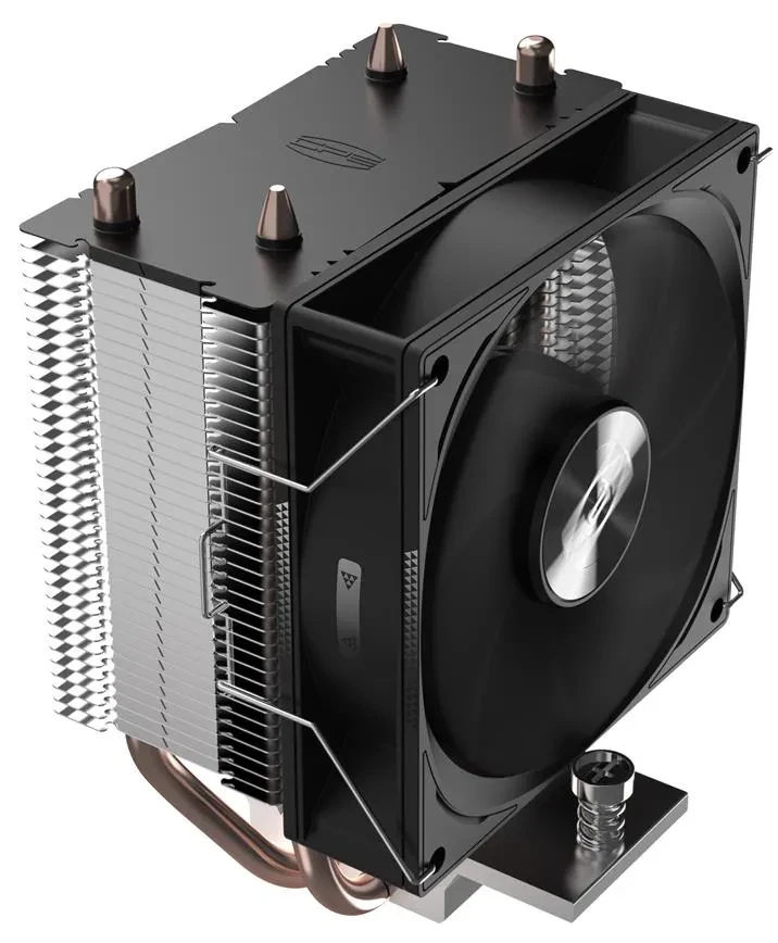 Вентилятор для процессора PCCooler R200 TDP 110W 3-pin 115X/1200/1700/AM4/AM5 Черный