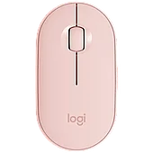 LOGITECH M350S Pebble 2 Bluetooth Mouse - TONAL ROSE