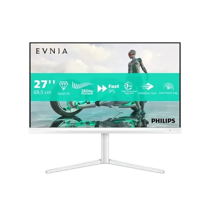 Монитор 27" PHILIPS 27M2N3501PA/01 IPS 2560x1440 260Hz 1мс 300кд/м 1000:1 2xHDMI DP 2x2W Белый