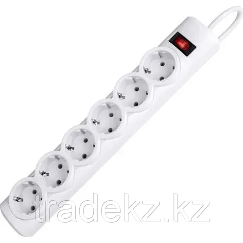 Сетевой фильтр Defender DFS 155 Белый 6 розеток, 5 м (защита от ВЧ и импульсных помех)