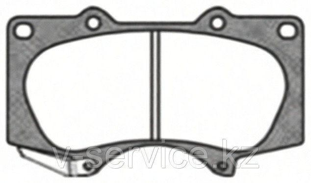 Колодки PATRON передние PBP1351 4 шт, фото 1