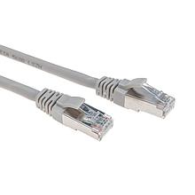 Патч-корд S/FTP CAT 6A (10G), RJ45-RJ45, 28AWG, LSZH, серый, 7м REXANT (02-0390-7) Патч-корд медный