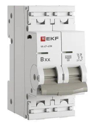 2P 25А (B) 6кА ВА 47-63N PROxima (M636225B) Автоматический выключатель