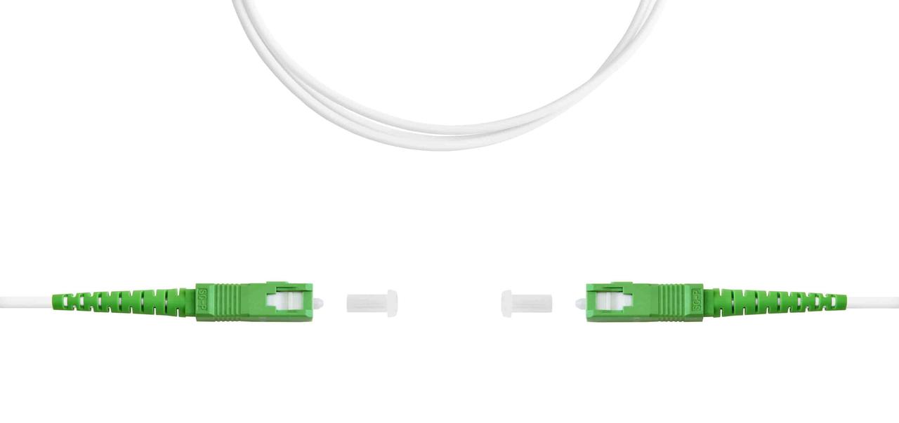 Патч-корд SC/APC-SC/APC, simplex, 30м, 3мм, LSZH, G.657.A1 (09-05079) Патч-корд волоконно-оптический