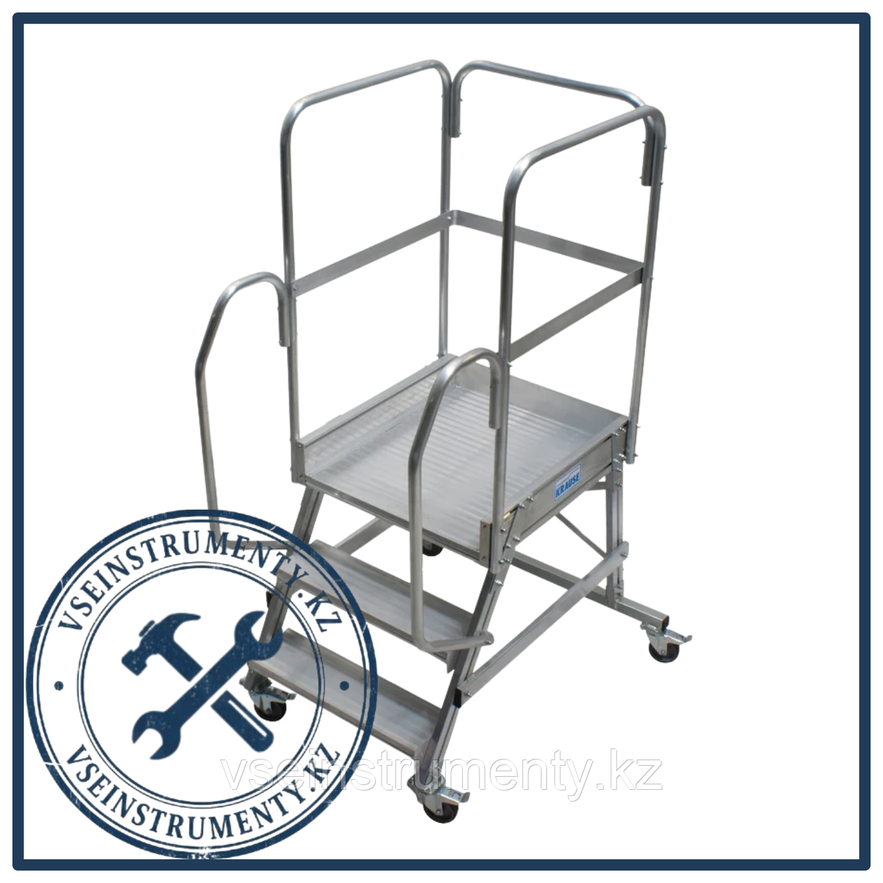 Лестница — платформа Krause Corda 3 ступени 820013, фото 1