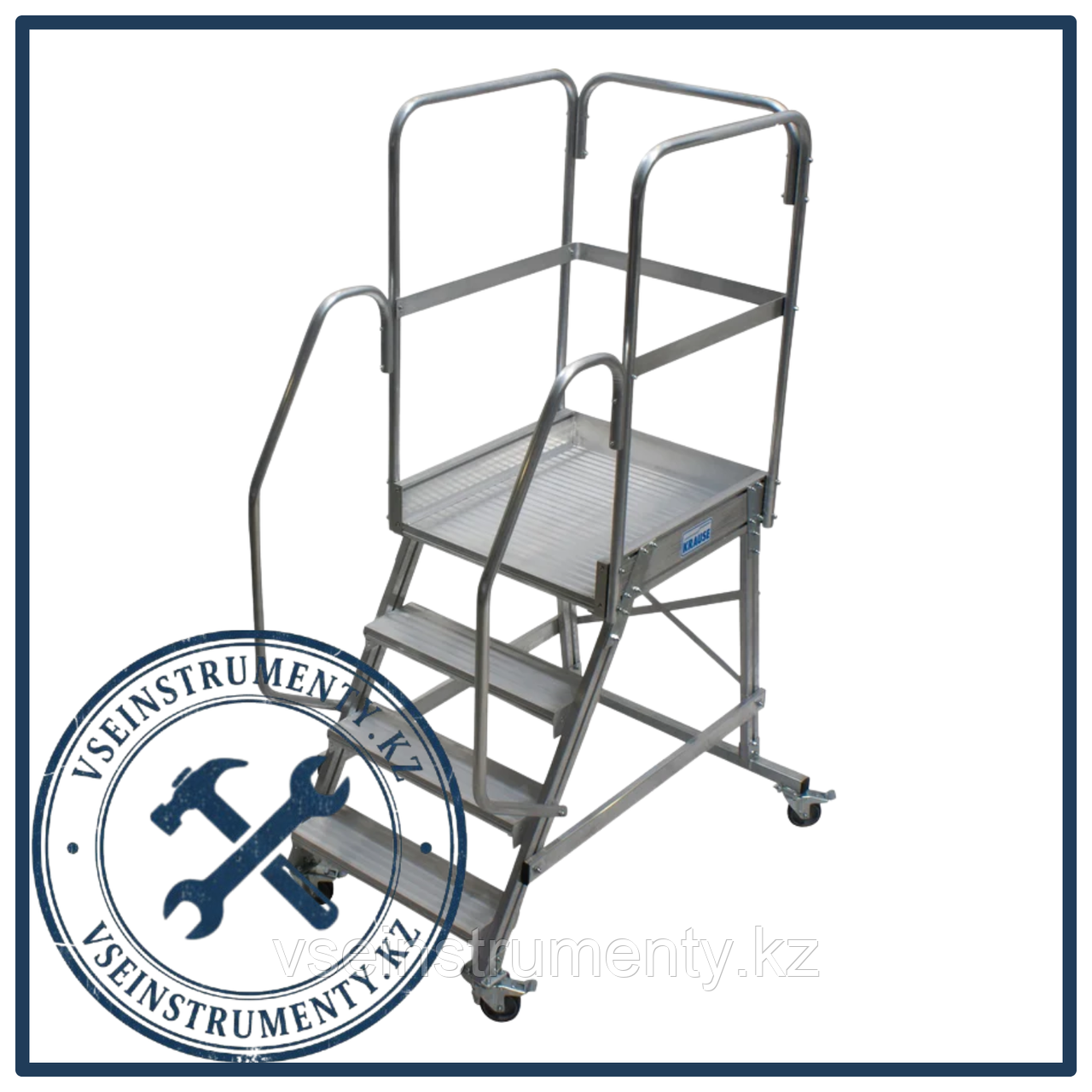 Лестница — платформа Krause Corda 4 ступени 820020, фото 1