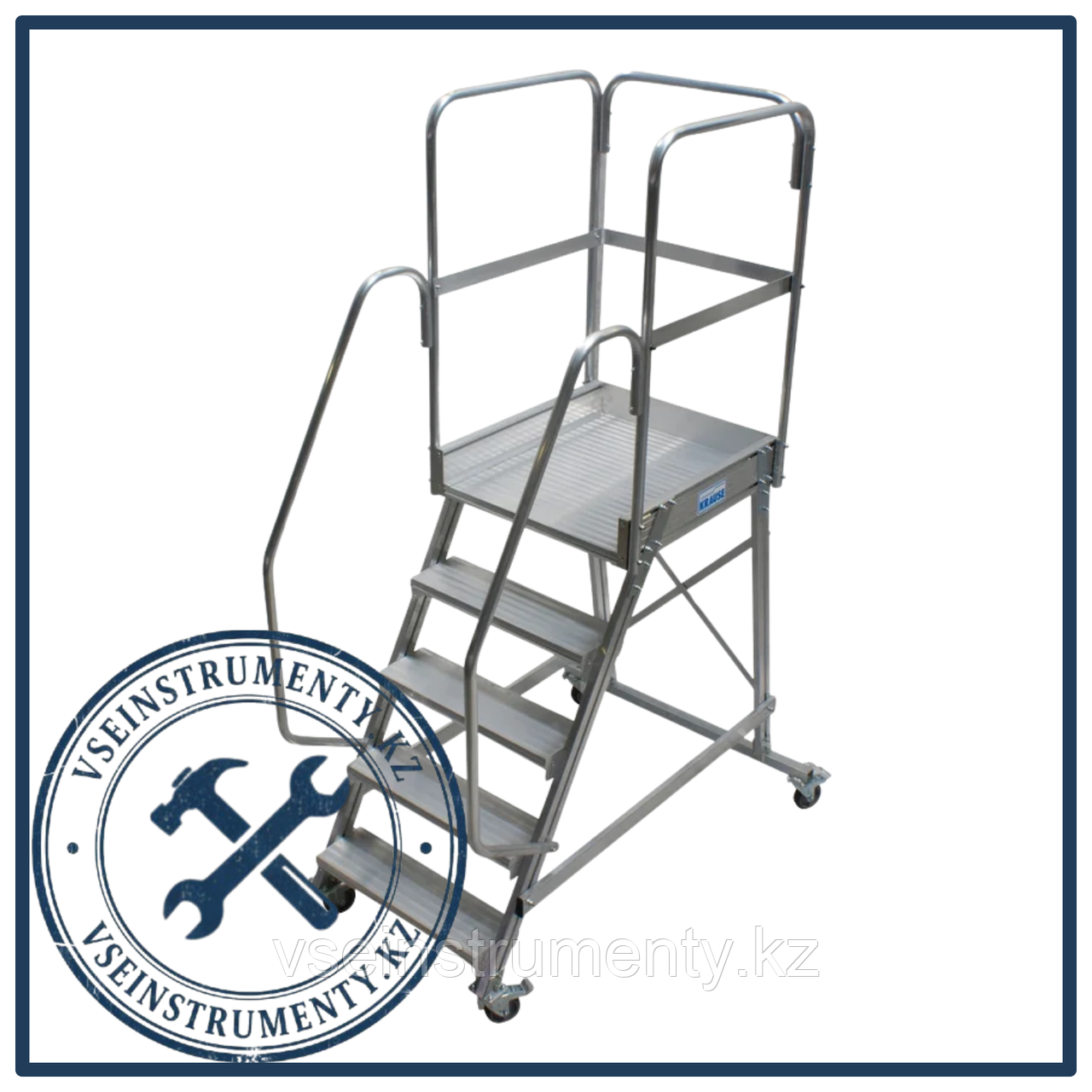 Лестница — платформа Krause Corda 5 ступеней 820037, фото 1