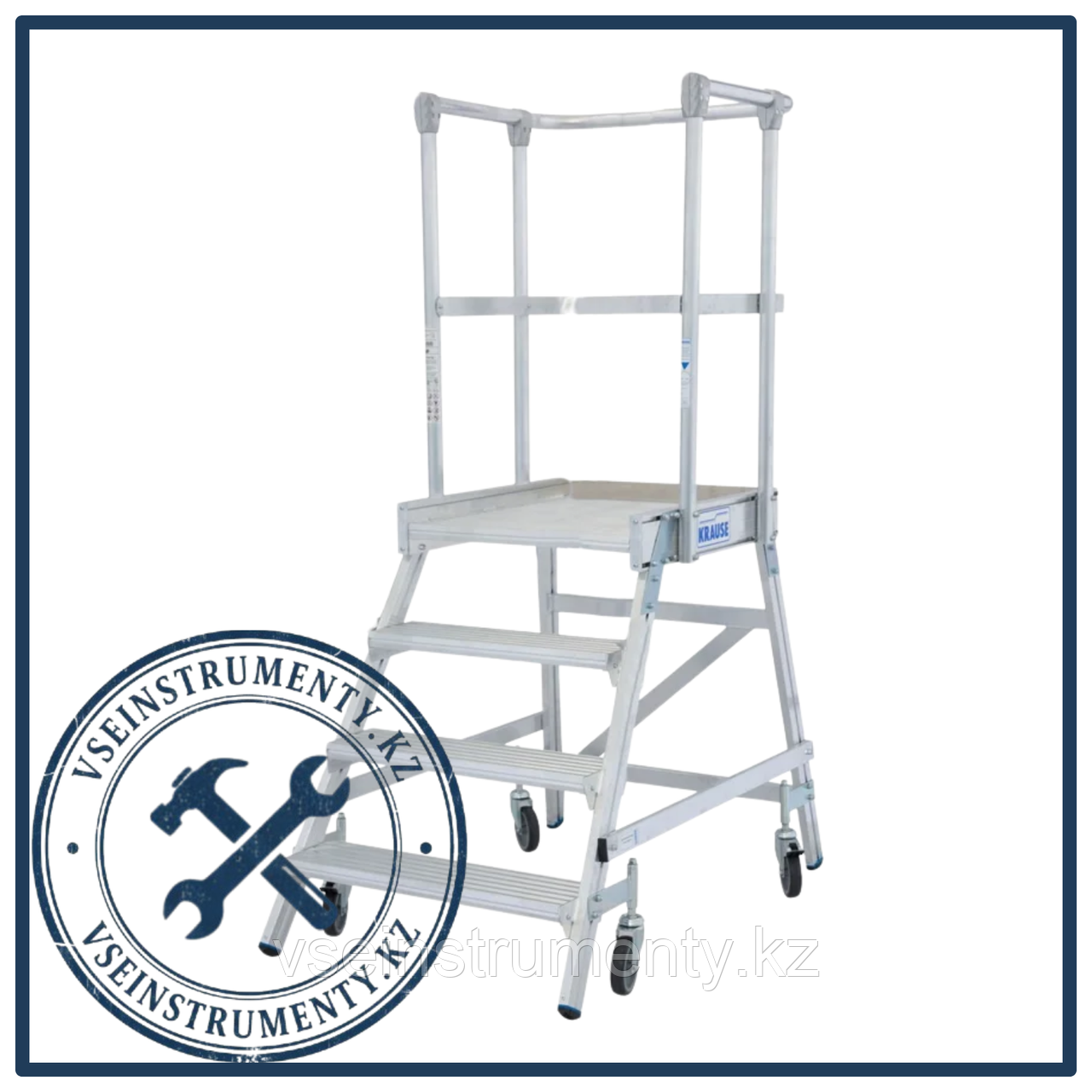 Лестница - платформа Krause 4 ступ. 820143, фото 1