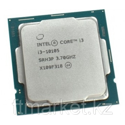 CPU Intel Core i3-10105 3,7GHz (4,4GHz) 6Mb 4/8 Core Comet Lake Intel® UHD 630 65W FCLGA1200 Tray, фото 1