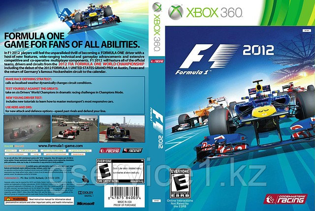 F1 Formula 1 2012 (id 821071)