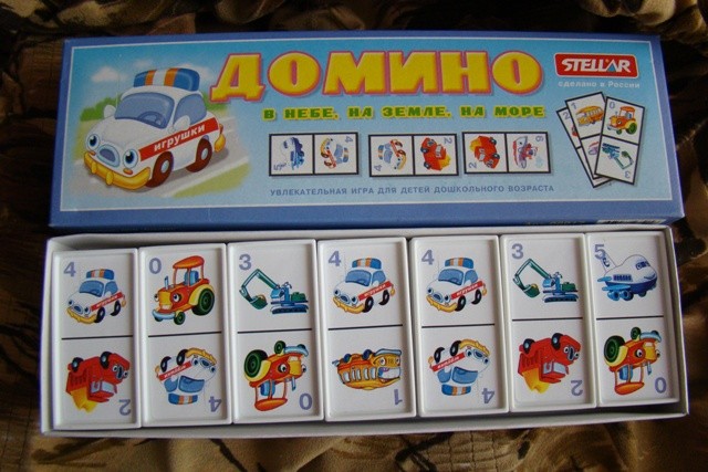 Домино детское полиэстеровое на различные темы