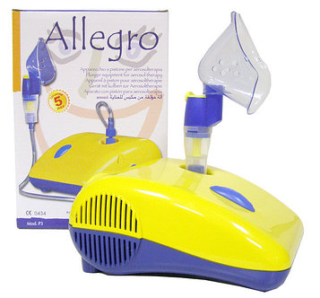 Allegro - компрессорлық небулайзер (өзектік).