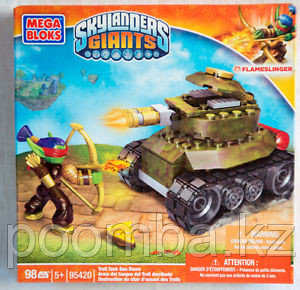 SKYLANDERS GIANTS FLAMESLINGER СТРЕЛЬБА ИЗ ТАНКА ТРОЛЛЕЙ