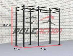 Функциональная рама для кроссфит (crossfit), 2900х1100