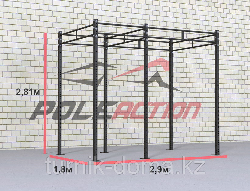 Функциональная рама для кроссфит (crossfit), 2900х1800