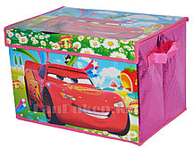 Органайзер (1) детский для хранения вещей "Тачки" 38* 26* 25 см, коробка для хранения 