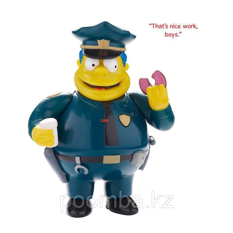 The Simpsons звуковая фигурка Chief Wiggum