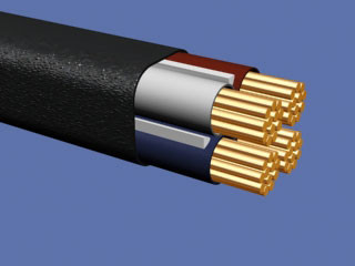 Кабель силовой ВВГ нг 3*150+1*70