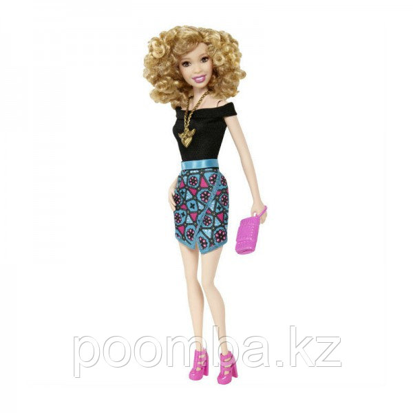 Кукла Barbie "Модная штучка" в синей юбке