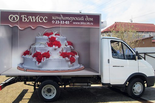 3D брендирование газелей iveco