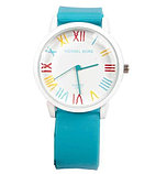 Часы наручные реплика Michael Kors MK-2491 на силиконовом ремешке (Бирюзовый), фото 4
