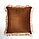 Подушка для сублимации "Европейский стиль" коричневая, фото 3