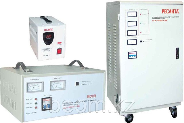 Трехфазный стабилизатор РЕСАНТА 100 кВт АСН-100000/3-ЭМ электромеханический - фото 2 - id-p527446