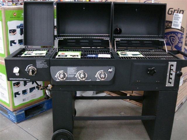 Гриль гибридный ( газовый, инфракрасный, на угле), Propane Gas and Charcoal Cooking System - фото 2 - id-p601519