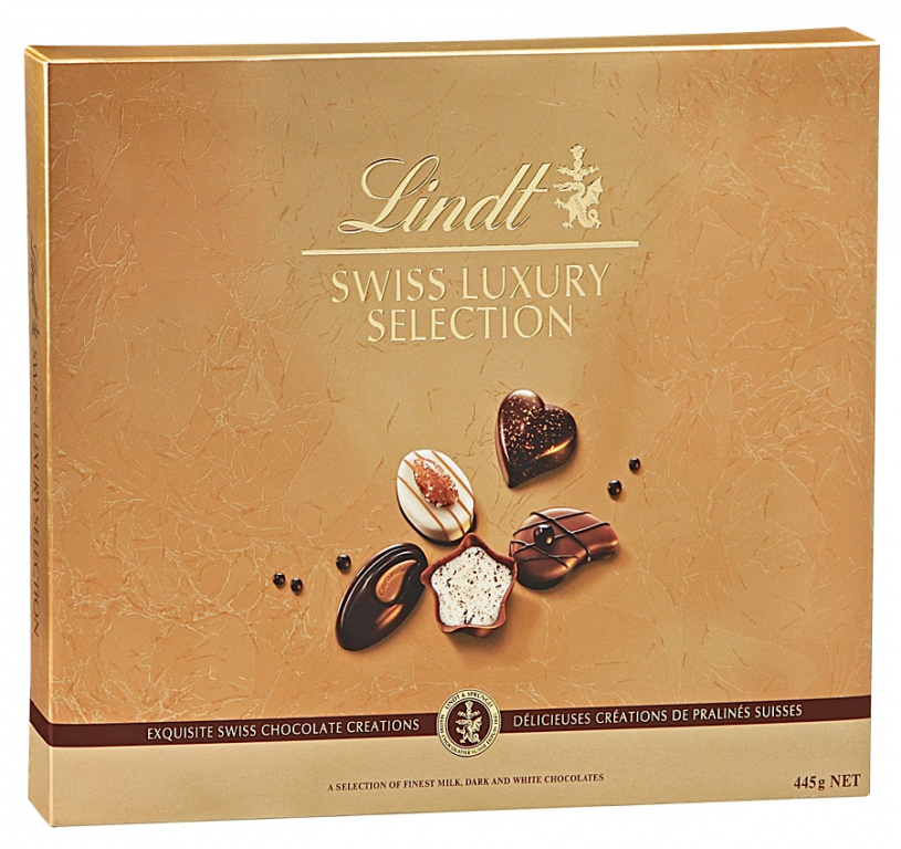 Швейцарские Шоколадные конфеты Swiss Luxury Select 445 г.