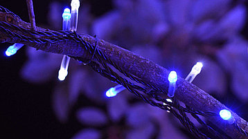 Светодиодная гирлянда LED-KS-60-10M-B-220V синий