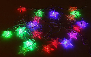 Светодиодная гирлянда LED (звезда) 2м