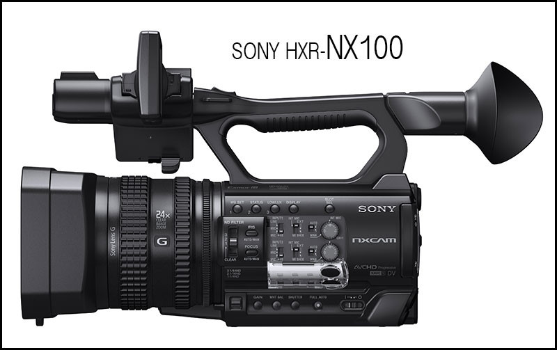 Профессиональный NXCAM камкордер  Sony HXR-NX100